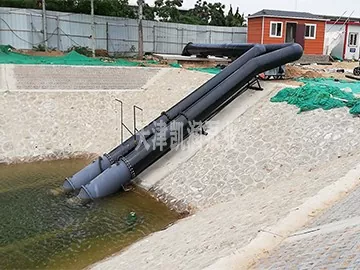 Pompa sommergibile a flusso assiale Cangzhou 600 a slitta